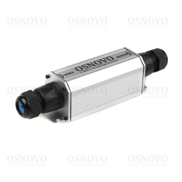 Уличный PoE удлинитель 10M/100M Fast Ethernet до 500м E-PoE/1W