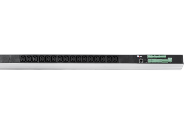 Верт блок розеток Rem-2MC, монит, измер, 3×16A, 48C13, 1820мм, шнур 3м IEC309