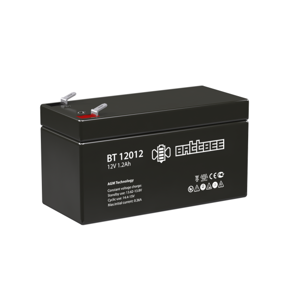 Аккумуляторы для систем безопасности BattBee BT 12012