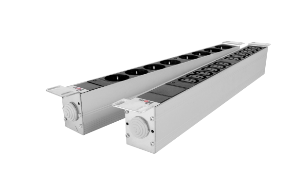 Гор блок розеток Rem-32, 1×32А, инд, 12C13, 19", колодка