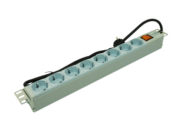 Блок розеток PDU-8xSchuko-Schuko