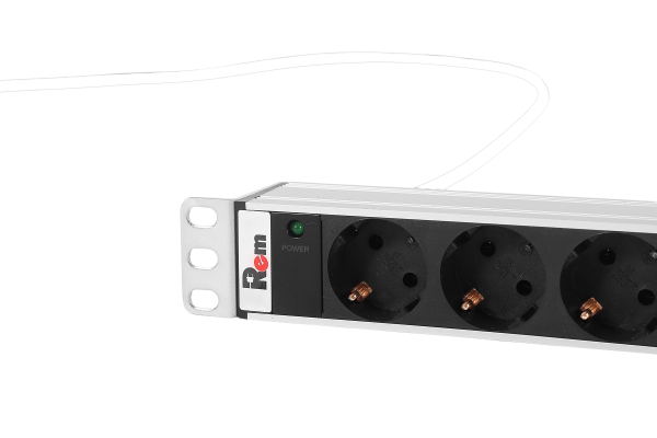 Верт блок розеток Rem-3x16, 3×16A, инд, 30S, 1820мм, шнур 3м IEC309