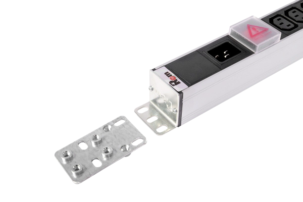 Верт блок розеток Rem-16, 1×16A, выкл, 14C13, 10C19, 1420мм, 33-48U, вход C20