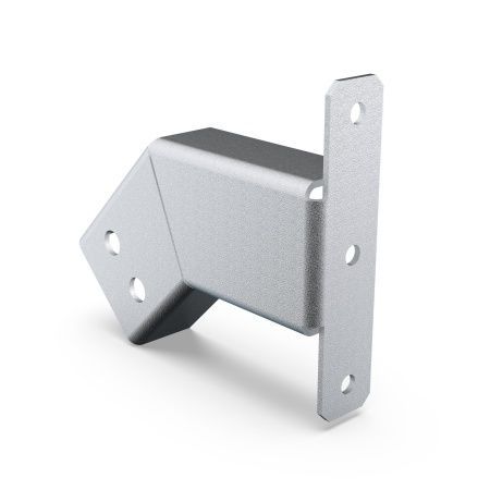 Кронштейн крепления к турникету под углом 45° порошковая окраска Кронштейн крепления к турникету под углом 45° порошковая окраска