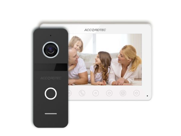 AT-home7 Комплект домофонии WH-BL Комплект видедомофона