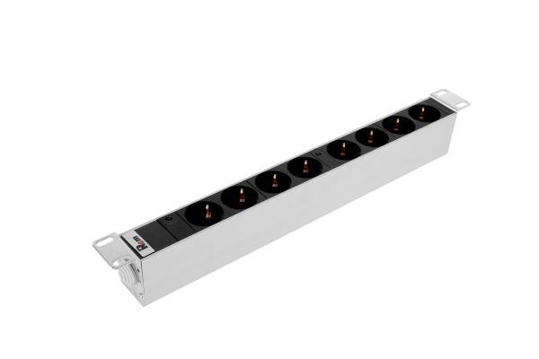 Гор блок розеток Rem-32, 1×32А, инд, 8S, 19", колодка