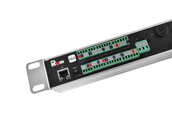 Гор блок розеток Rem-2MC, монит, управл, 1×32А, 2х2S, 19'', колодка