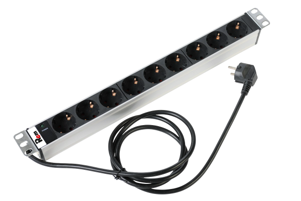 Гор блок розеток Rem-16, 1×16A, инд, 9S, 19", шнур 1,8м