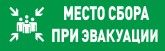 Оповещатель световой табличный С2000-ОСТ исп.14 "Место сбора"