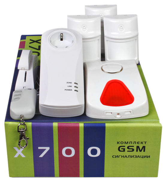 Комплект беспроводной gsm-сигнализации «X700»