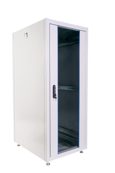 Шкаф телекоммуникационный напольный ЭКОНОМ 30U (600 × 800) дверь стекло, дверь металл