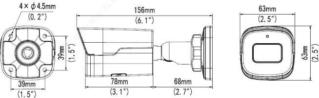 Цилиндрическая IP видеокамера Uniview IPC2125SB-ADF28KM-I0. Изображение  1