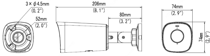 Цилиндрическая IP видеокамера Uniview IPC2315SB-ADF40KM-I0. Изображение  2