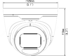 Купольная IP видеокамера Uniview IPC3638SB-ADZK-I0. Изображение  5