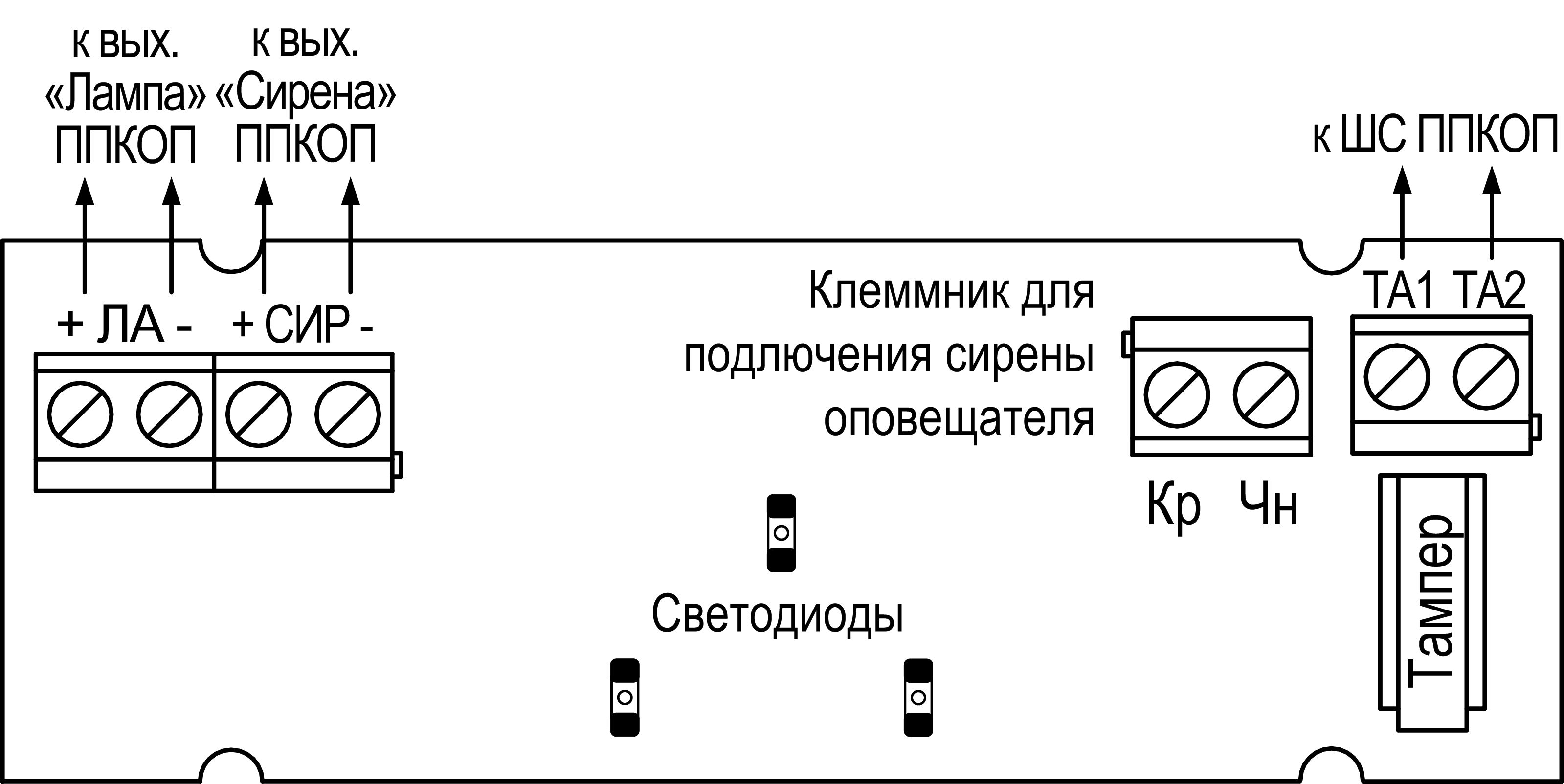 Оповещатель светозвуковой Призма-202. Изображение  1