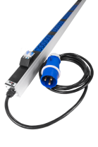 Верт блок розеток Rem-2MC, монит, измер, 1×32А, авт, 48C13, 1820мм, шнур 3м IEC309