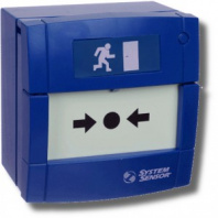 Ручной пожарный извещатель System Sensor УДП3A-B000SF-S214-01 (синий пластик,на стену)