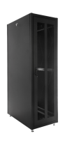 Шкаф телекоммуникационный напольный ЭКОНОМ 48U (600 × 800) дверь перфорированная 2 шт., цвет черный