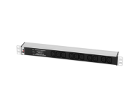 Гор блок розеток Rem-10, 1×10A, инд, 10C13, 19", вход C14