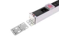 Верт блок розеток Rem-16, 1×16A, выкл, 14C13, 10C19, 1420мм, 33-48U, вход C20