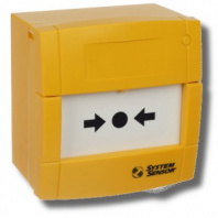 Ручной пожарный извещатель System Sensor УДП3A-Y000SF-S214-01 (желтый пластик,на стену)