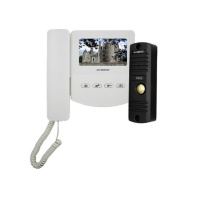 Комплект домофонии AT-home4 WH-BL ("ACCORDTEC", Комплект видедомофона)