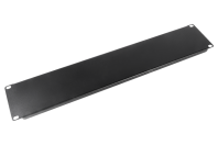 Фальшпанель в шкаф 19" 2U, цвет черный