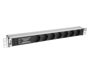 Гор блок розеток Rem-10, 1×10A, фил, инд, 7S, 19", вход C14