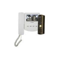 Комплект домофонии AT-home4 WH-BZ ("ACCORDTEC", Комплект видедомофона)