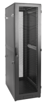 Шкаф телекоммуникационный напольный 42U (800 × 800) дверь перфорированная
