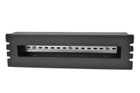 19″ панель с DIN-рейкой PS-3U, цвет черный