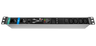 Блок розеток Rem-16 с АВР, 1×16A, 4C13, подкл к контроллеру R-2MC по Modbus, вход 2×C20